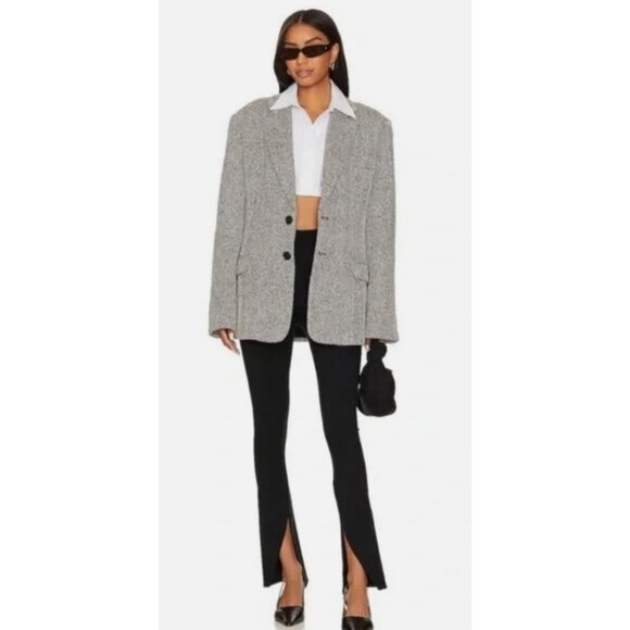 SPANX Solid Black High-Rise The Perfect Pant Front Slit Ponte Knit Pants NWT M - Picture 1 of 8